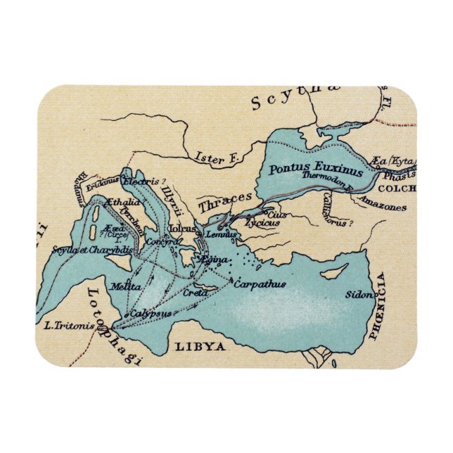 IMÁN VOYAGE DE LOS ARGONAUTAS (Horizontal)