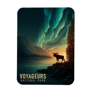 Imán Voyageurs Parque Nacional Vintage