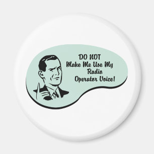 Imán Voz del operador de radio