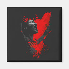 Imán Voz en Rojo