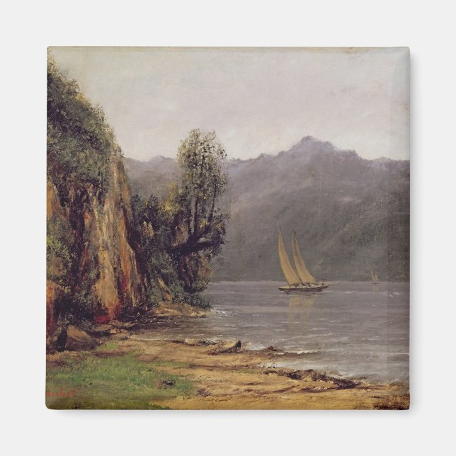 Imán Vue du Lac Leman, c.1873-77 (Frente)
