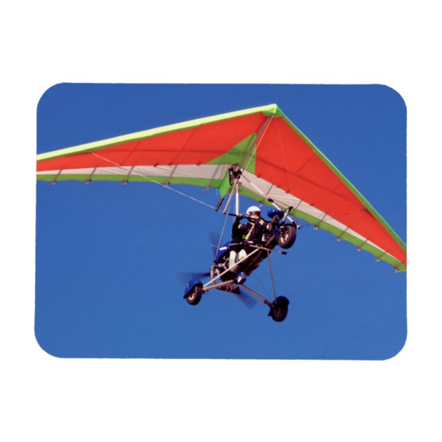 Imán Vuelo con microlight en el cielo, Cabo Occidental (Horizontal)