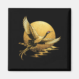Imán Vuelo Dorado