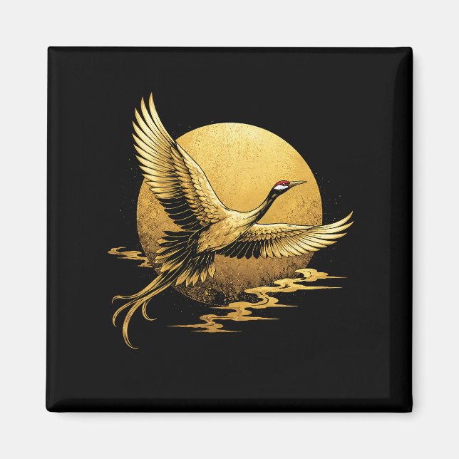 Imán Vuelo Dorado (Frente)