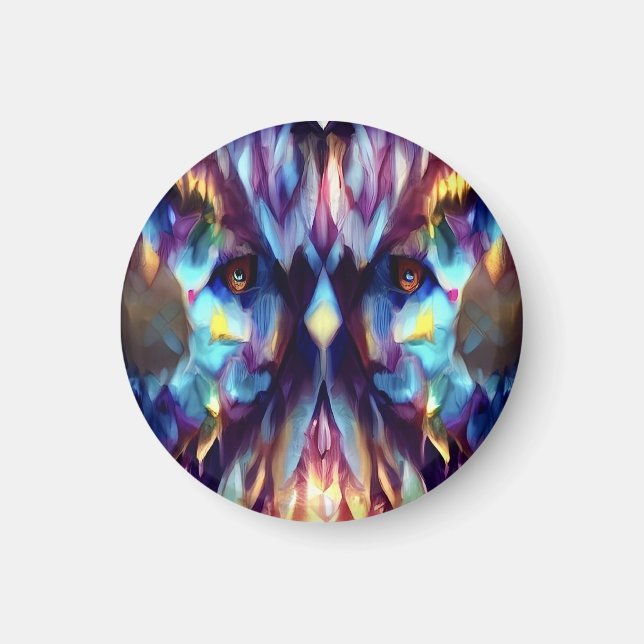 Imán W4VE ・ DISEÑO. | "Procedural" ~ [50 / 50] Magnet (Frente)