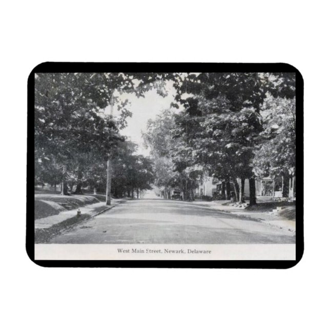 Imán W. Main St., Newark, Delaware Vintage (Horizontal)