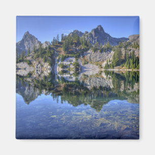 Imán WA, Alpine Lakes Wilderness, Gem Lake, con 2