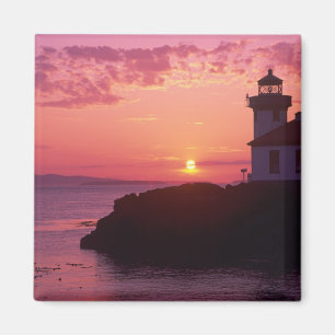 Imán WA, isla de San Juan, faro de Lime Kiln, 1919,