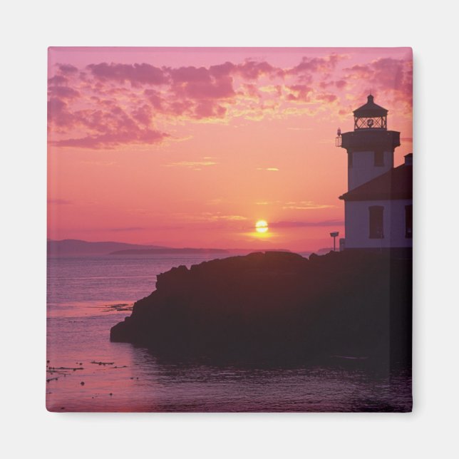 Imán WA, Isla San Juan, Faro Lime Kiln, 1919, (Frente)