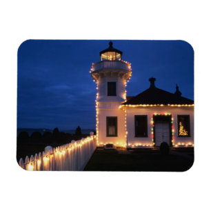 Imán WA, Mukilteo, faro de Mukilteo, establecido 2