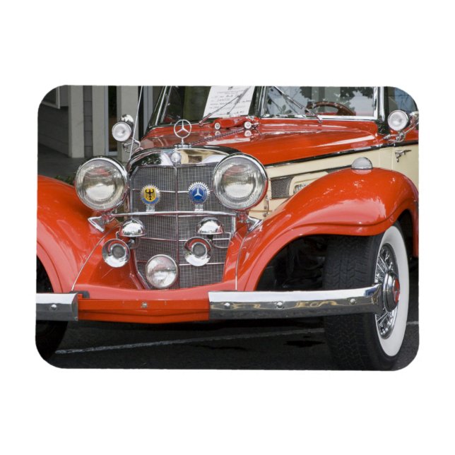 Imán WA, Seattle, automóvil alemán clásico. 2 (Horizontal)