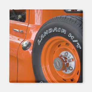 Imán WA, Seattle, camioneta clásica.