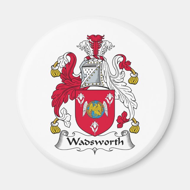 Imán Wadsworth Family Crest (Frente)