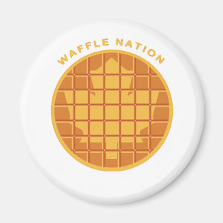 Imán Waffle Nation Magnet