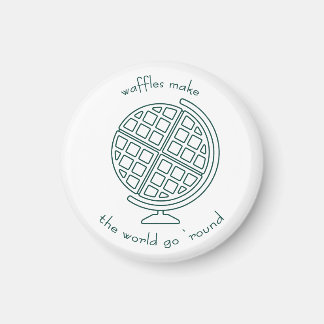 Imán Waffle World Magnet
