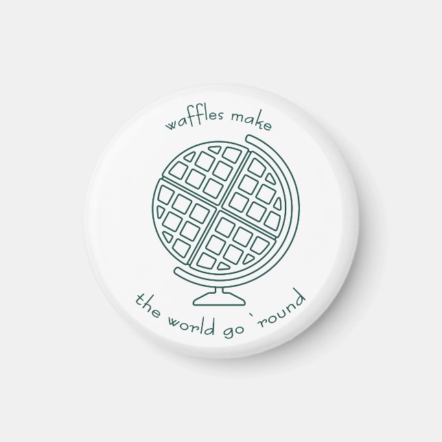 Imán Waffle World Magnet (Frente)