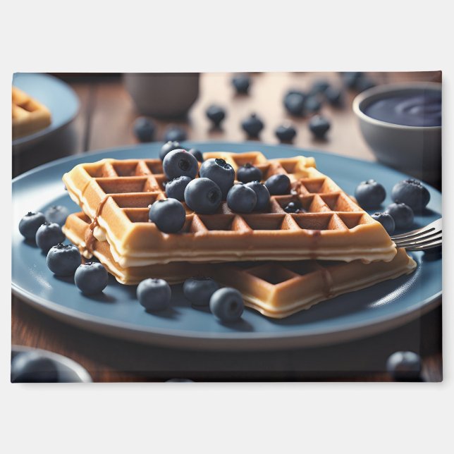 Imán Wafles de Arándanos (Anverso)