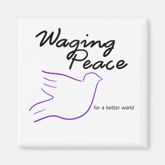 Imán Waging Peace Dove