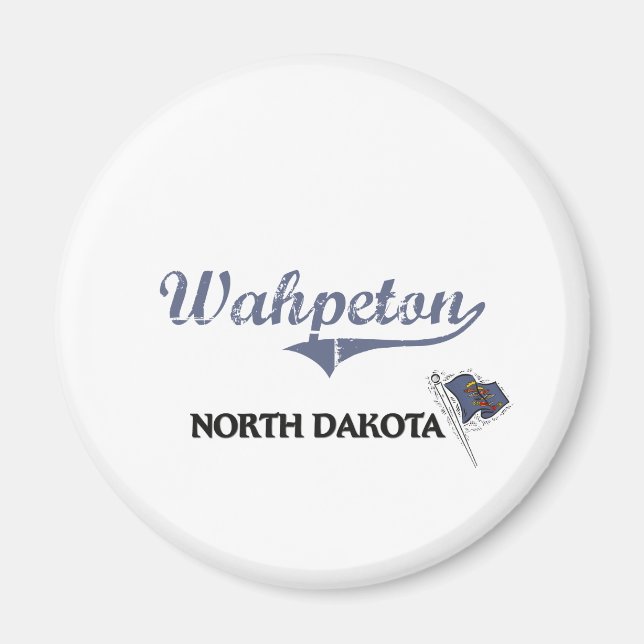 Imán Wahpeton North Dakota City Classic (Frente)