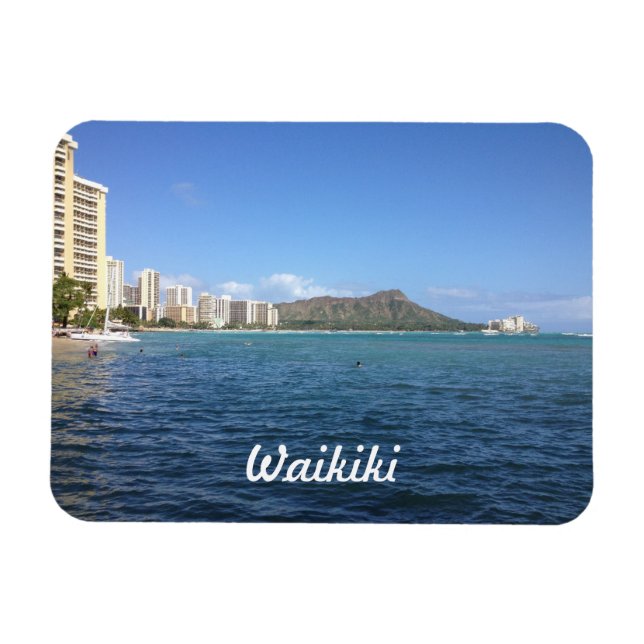 Imán Waikiki Beach (Horizontal)
