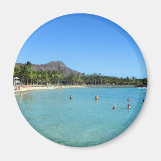 Imán Waikiki Beach and Diamond Head Crater, Hawaii
