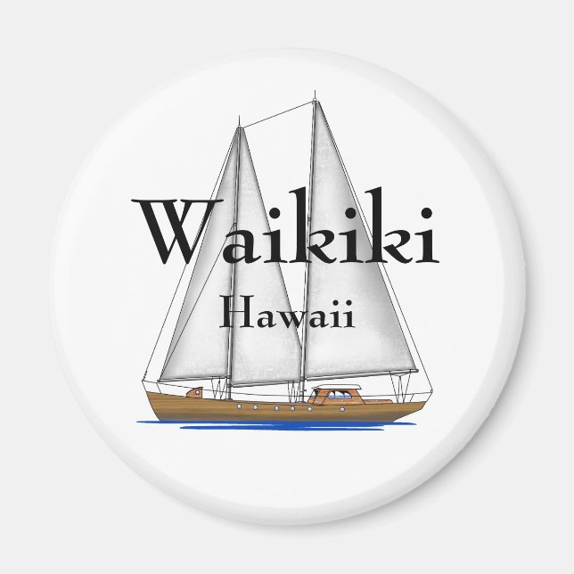 Imán Waikiki Hawaii (Frente)