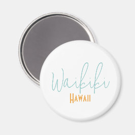 Imán Waikiki, recuerdo de viaje a Hawaii 