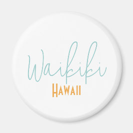 Imán Waikiki, recuerdo de viaje a Hawaii 