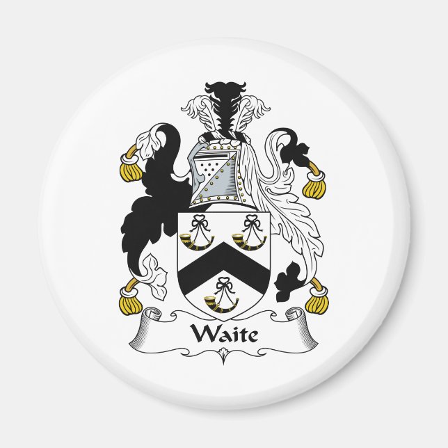 Imán Waite Family Crest (Frente)