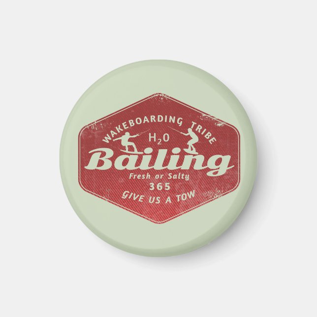 Imán Wakeboarding Wakeboarder (Frente)