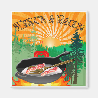 Imán Wake'n y Bacon Magnet