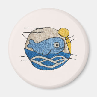 Imán Wal im Stickdesign