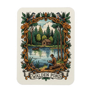 Imán Walden Pond Massachusetts Viaje