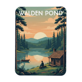 Imán Walden Pond Massachusetts Viajes