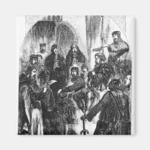 Imán Wallace coronado de Laurel en Westminster Hall