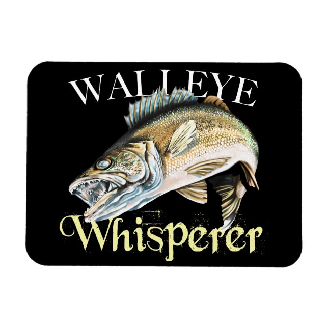Imán Walleye Whisperer (Horizontal)
