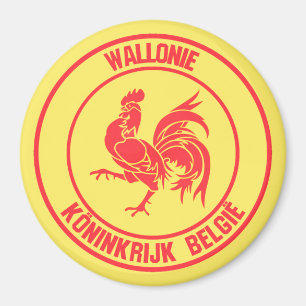 Imán Wallonie Round Emblem