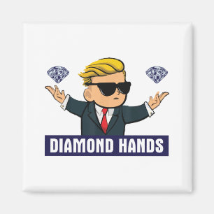 Imán Wallstreetbets Diamond Hands - WSB Stock Market Op