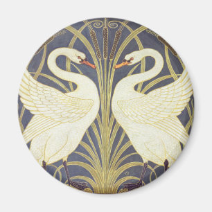 Imán Walter Crane Cisne, Junco E Iris Arte Nouveau
