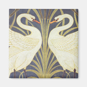 Imán Walter Crane Cisne, Junco E Iris Arte Nouveau