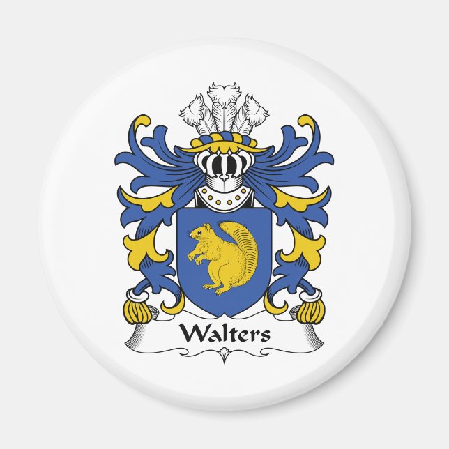 Imán Walters Family Crest (Frente)