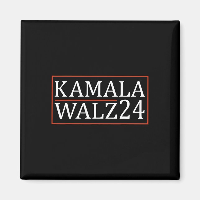 Imán Waltz 2024 Harris 2024 Kamala Harris Por President (Frente)