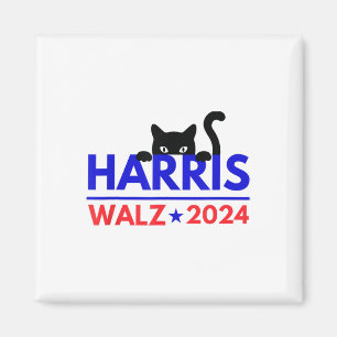 Imán Walz 2024 Funny Cat Election Kamala Harris Tim Wal