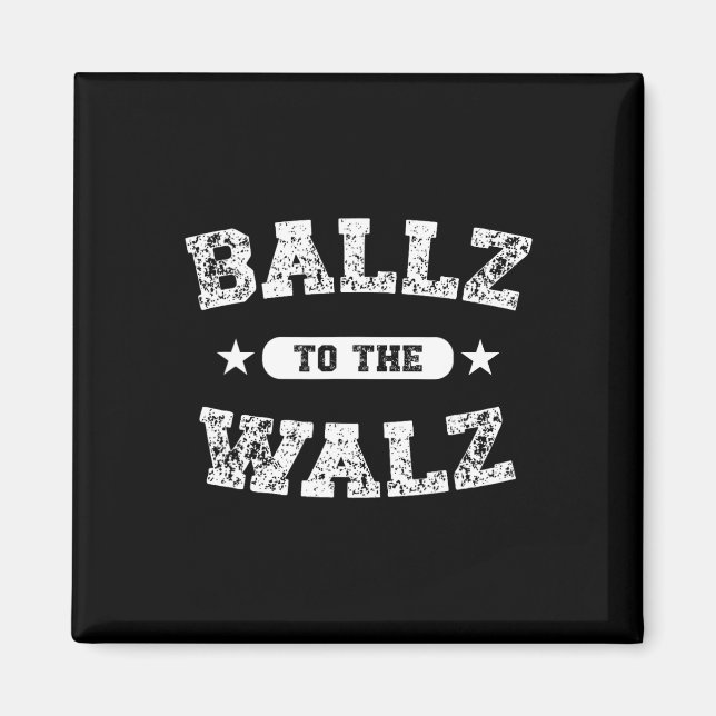 Imán Walz 2024 Harris Waltz Elecciones 2024 Kamala Harr (Frente)