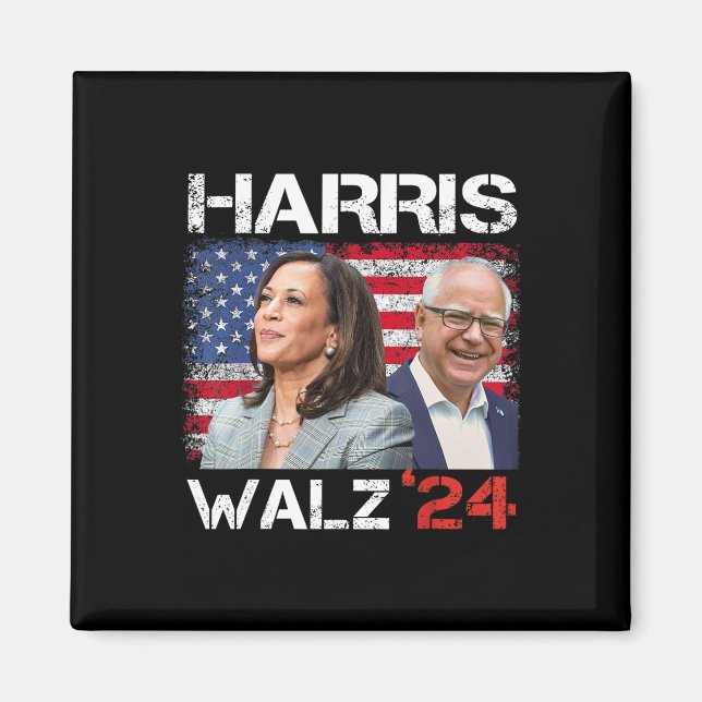 Imán WAlzheimer 2024 Presidente Elección Kamala Harris  (Frente)
