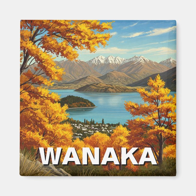 Imán Wanaka New Zealand Travel (Frente)