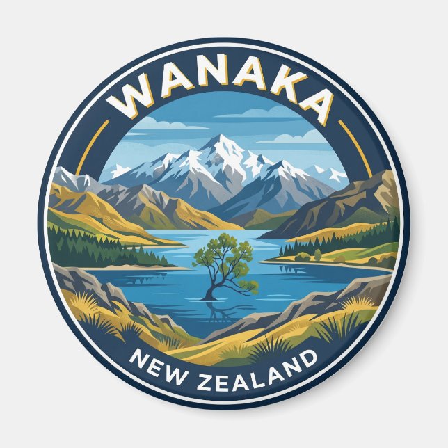 Imán Wanaka Nueva Zelanda (Frente)