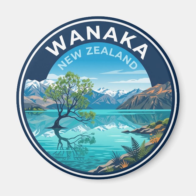 Imán Wanaka Nueva Zelanda (Frente)