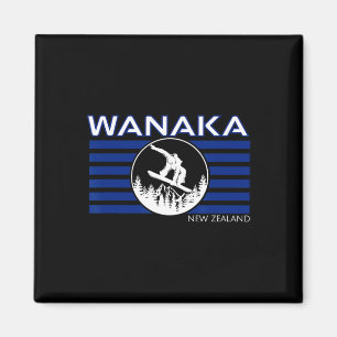 Imán Wanaka Nueva Zelanda Esquí Neozelandés Nieve