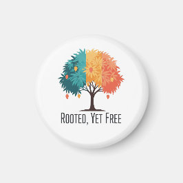 Imán WanderBloom – Artistic Souvenir Magnet from India"